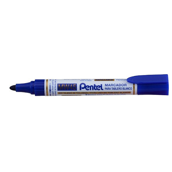 CANETA P/ QUADRO BRANCO PENTEL MW45 - AZUL
