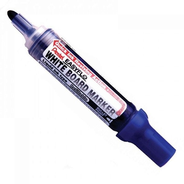 CANETA P/ QUADRO BRANCO PENTEL EASYFLO RECARREGAVEL - AZUL