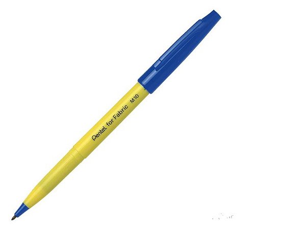 CANETA P/ TECIDO PENTEL AZUL - M10C