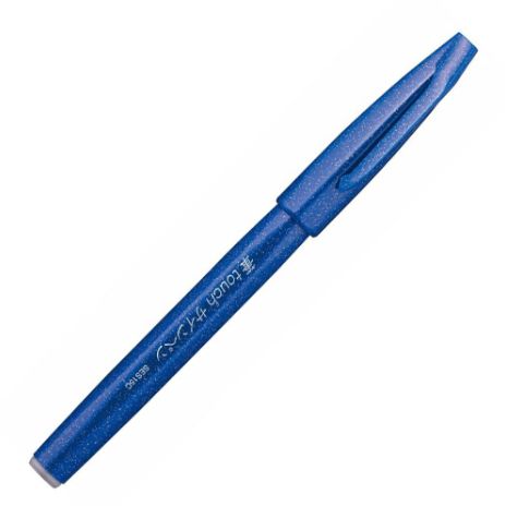 CANETA PENTEL BRUSH SIGN PEN - AZUL  ESCURO SES15C-C