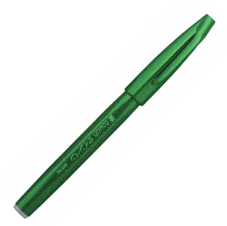 CANETA PENTEL BRUSH SIGN PEN - VERDE BANDEIRA SES15C-D