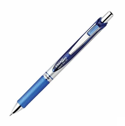 CANETA PENTEL ENERGEL RETRATIL 0,7MM - AZUL