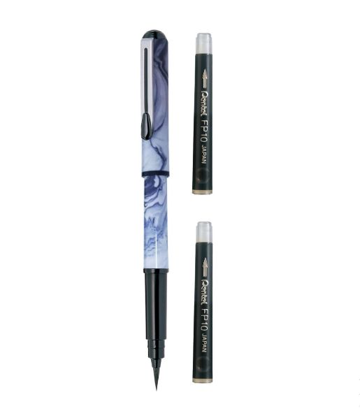 CANETA PINCEL PENTEL POCKET BRUSH - MARMORE