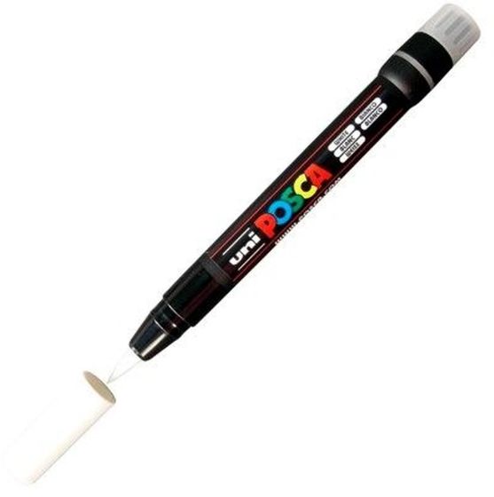 CANETA POSCA PCF-350 BRUSH - BRANCA