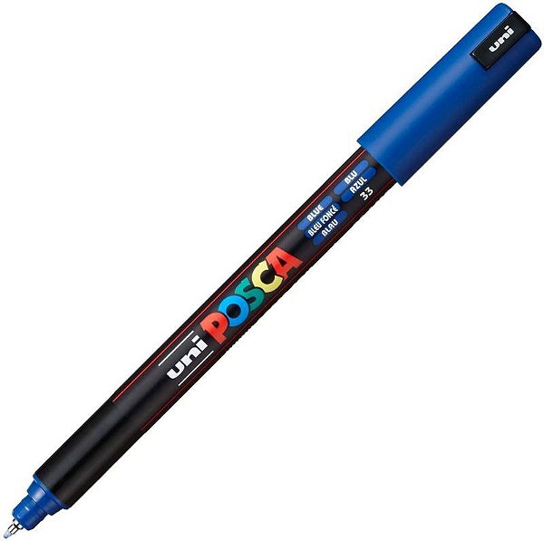 CANETA POSCA PC-1MR 0.7MM - AZUL ESCURO