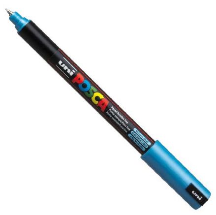 CANETA POSCA PC-1MR 0.7MM METALIZADA - AZUL