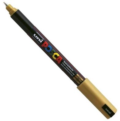 CANETA POSCA PC-1MR 0.7MM METALIZADA - OURO