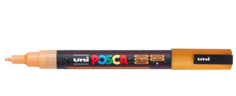 CANETA POSCA GLITER PC-3ML 1.3MM - LARANJA
