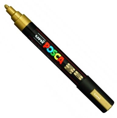 CANETA POSCA PC-5M 2.5MM METALIZADA - OURO