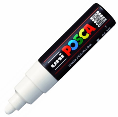 CANETA POSCA PC-7M 5.5MM - BRANCA