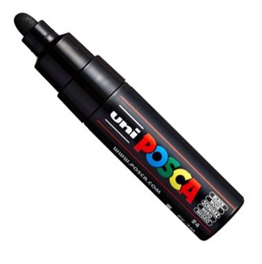CANETA POSCA PC-7M 5.5MM - PRETO