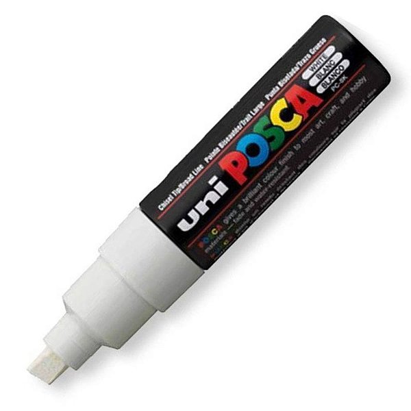 CANETA POSCA PC-8K 8MM - BRANCO