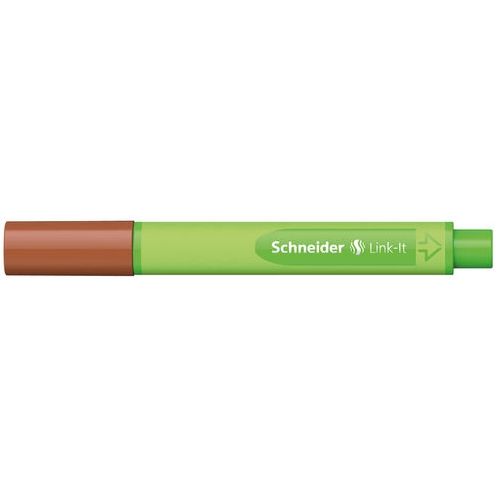 CANETA SCHNEIDER LINK-IT 0,4MM - MARROM CLARO