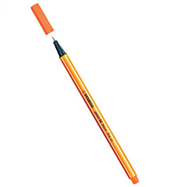 CANETA STABILO 0,4 MM - AMARELO NEON 88/024