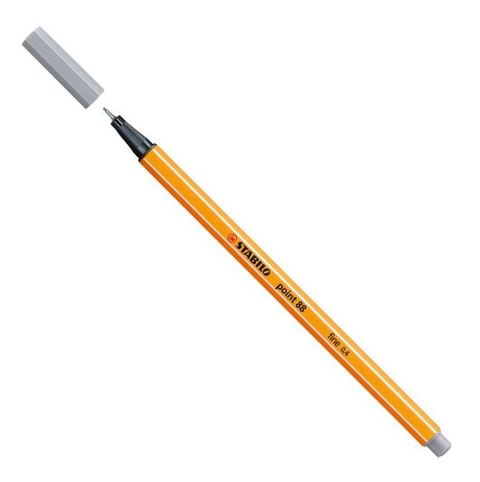 CANETA STABILO 0,4 MM - CINZA FRIO 88/95