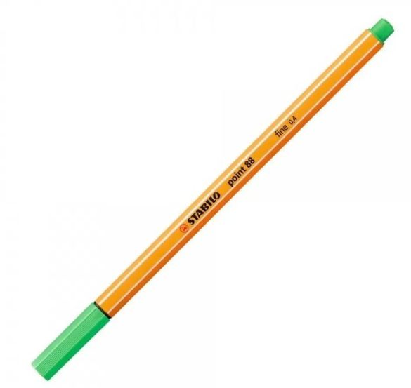 CANETA STABILO 0,4 MM - VERDE ESMERALDA 88/16