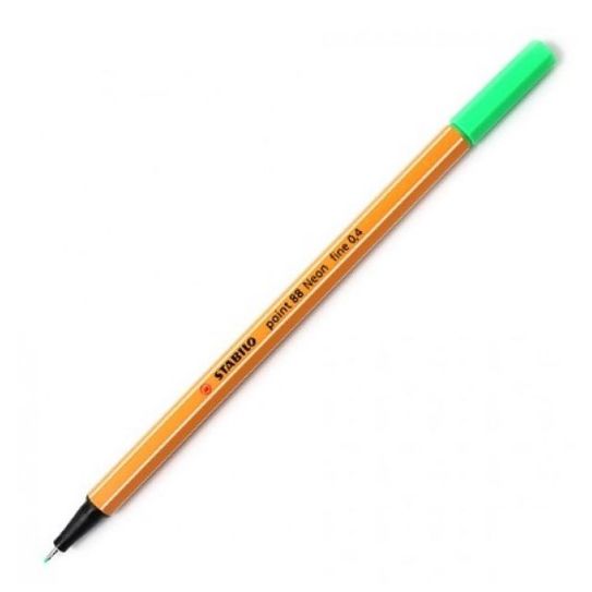 CANETA STABILO 0,4 MM - VERDE NEON 88/033