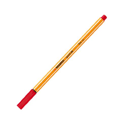 CANETA STABILO 0,4 MM - VERMELHA 88/40
