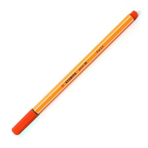 CANETA STABILO 0,4 MM - VERMELHO CLARO 88/48