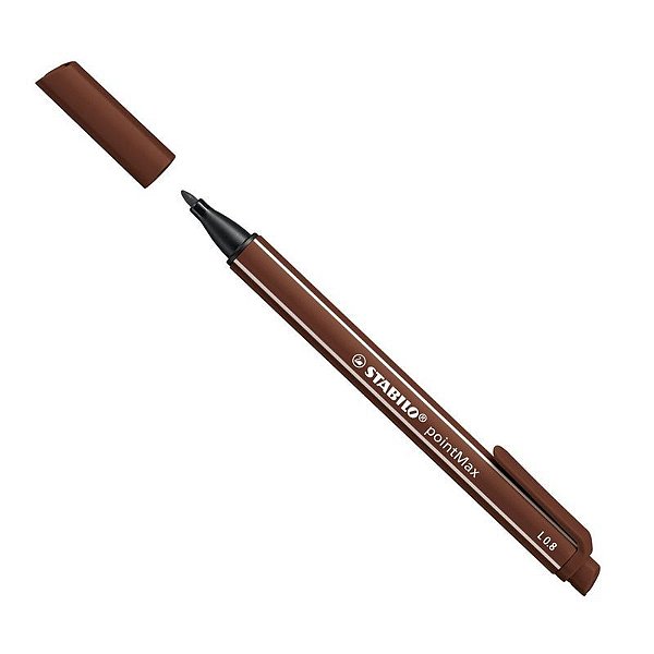 CANETA STABILO POINT MAX - MARROM 488/45