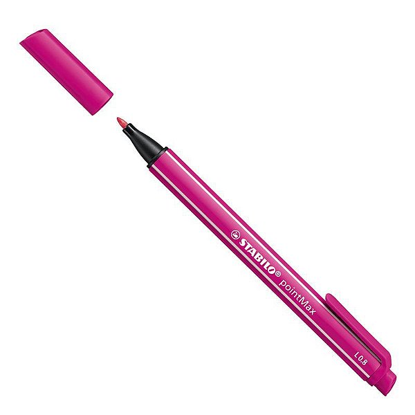 CANETA STABILO POINT MAX - ROSA 488/56