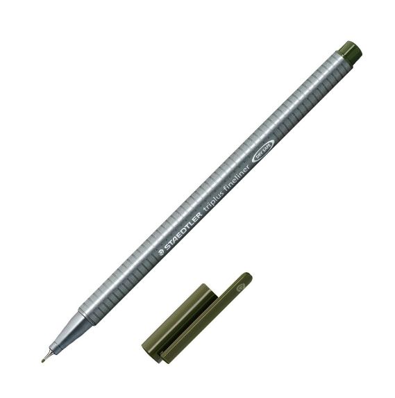 CANETA STAEDTLER FINELINER TRIPLUS 0.3 - VERDE OLIVA