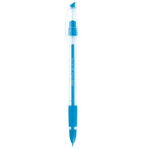 CANETA TRIS GEL EFFECT GLITTER - AZUL CLARO