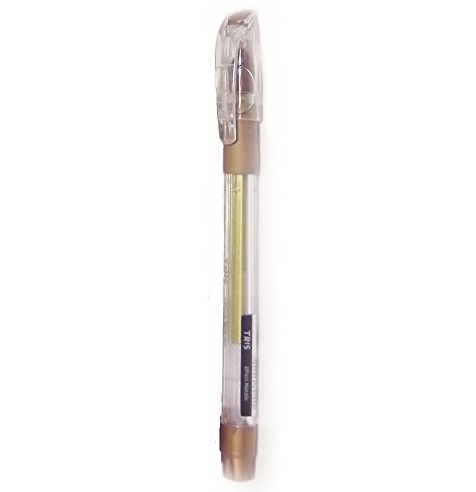 CANETA TRIS GEL EFFECT GLITTER - DOURADA
