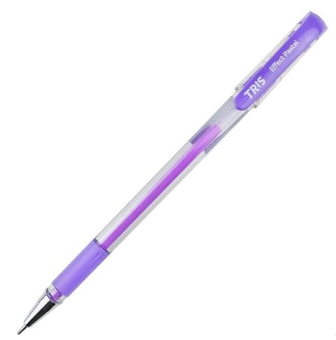 CANETA TRIS GEL EFFECT NEON - ROXO PASTEL