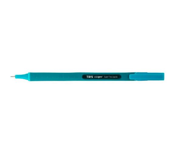 CANETA TRIS LIQEO SUPER FINA 0.4 - AZUL CLARO