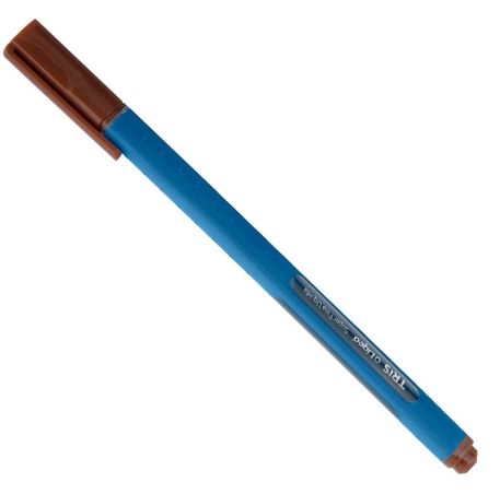 CANETA TRIS LIQEO SUPER FINA 0.4 - MARROM