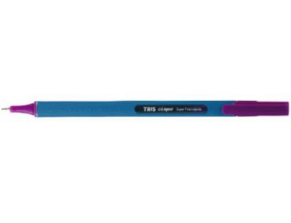 CANETA TRIS LIQEO SUPER FINA 0.4 - ROXO