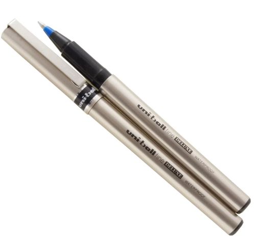 CANETA UNIBALL DELUXE FINE 0.7 - AZUL