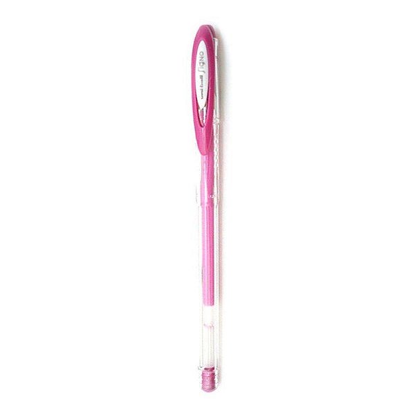 CANETA UNIBALL GEL SIGNO ANGELIC 0,7 - ROSA