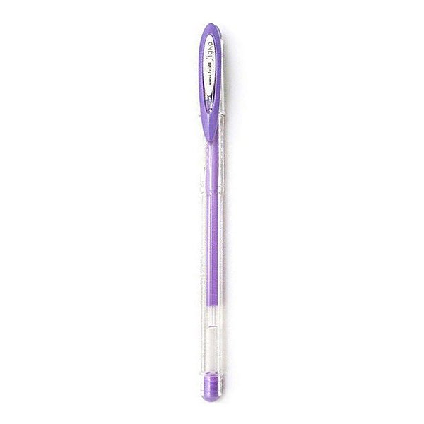 CANETA UNIBALL GEL SIGNO ANGELIC 0,7 - VIOLETA