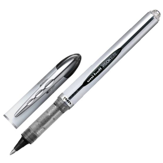 CANETA UNIBALL VISION ELITE 0.8 UB-200 - PRETO