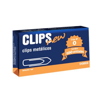 CLIPS NEW 0/0 CAIXA - 100 UNID