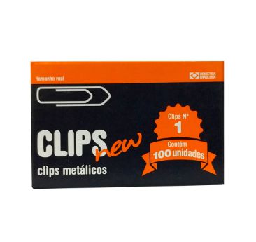 CLIPS NEW 1/0 CAIXA - 100 UNID