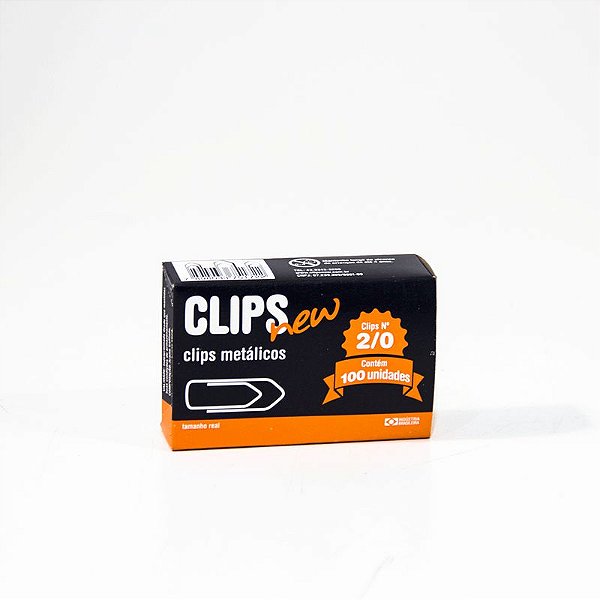 CLIPS NEW 2/0 CAIXA - 100 UNID