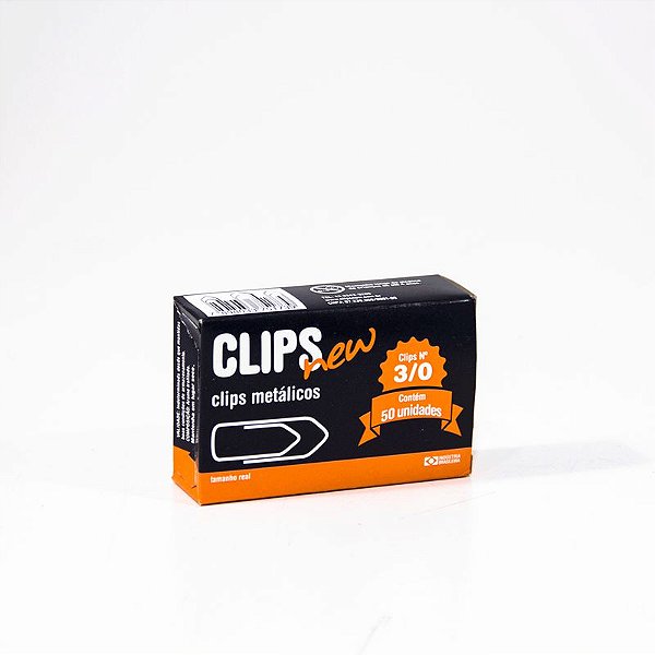 CLIPS NEW 3/0 CAIXA - 50 UNID