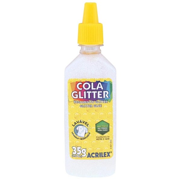 COLA GLITTER UNID 23G - ACRILEX CRISTAL REF: 209