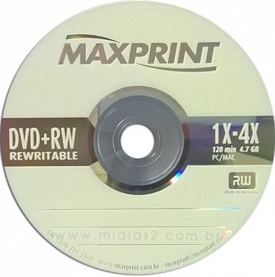 DVD RW MAXPRINT 4.7GB