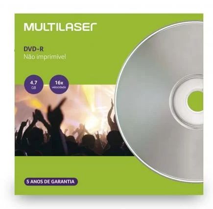 DVD-R 4.7GB - MULTILASER ENVELOPE