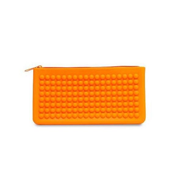 ESTOJO MULTIUSO SILICONE POOPSTORE - LARANJA