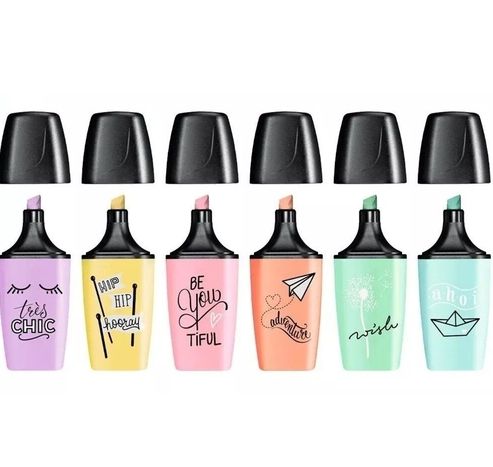 ESTOJO STABILO MINI LOVE PASTEL C/6 CORES