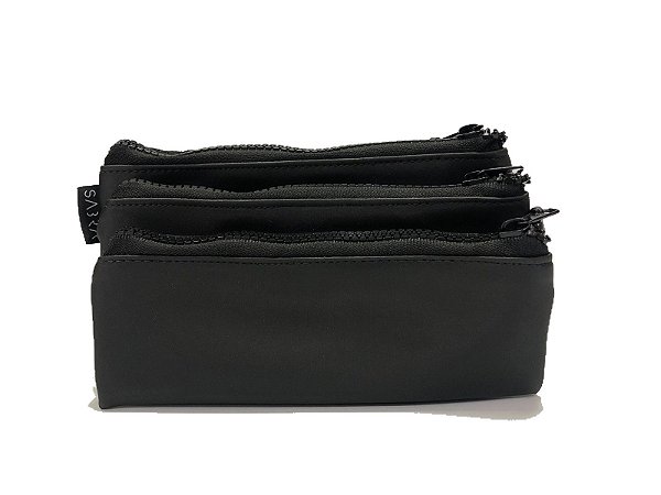 ESTOJO TRIPLO PRETO BASICO SABRA