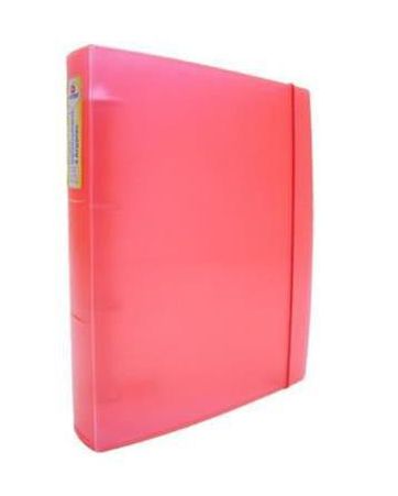 FICAHRIO 4 ARGOLAS ACRIMET FUN! - VERMELHO NEON