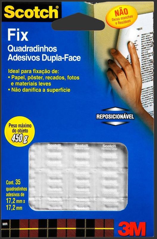 FITA ADESIVA FIX QUADRADINHOS 17,02M² - 3M