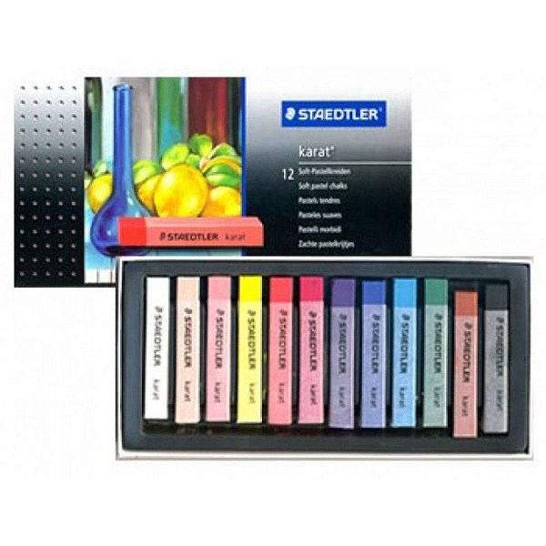 GIZ PASTEL SECO STAEDTLER - 12 CORES