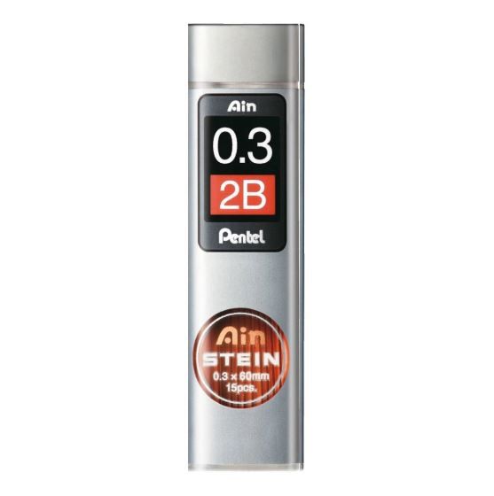 GRAFITE PENTEL AIN STEIN 0.3 - 2B C/15